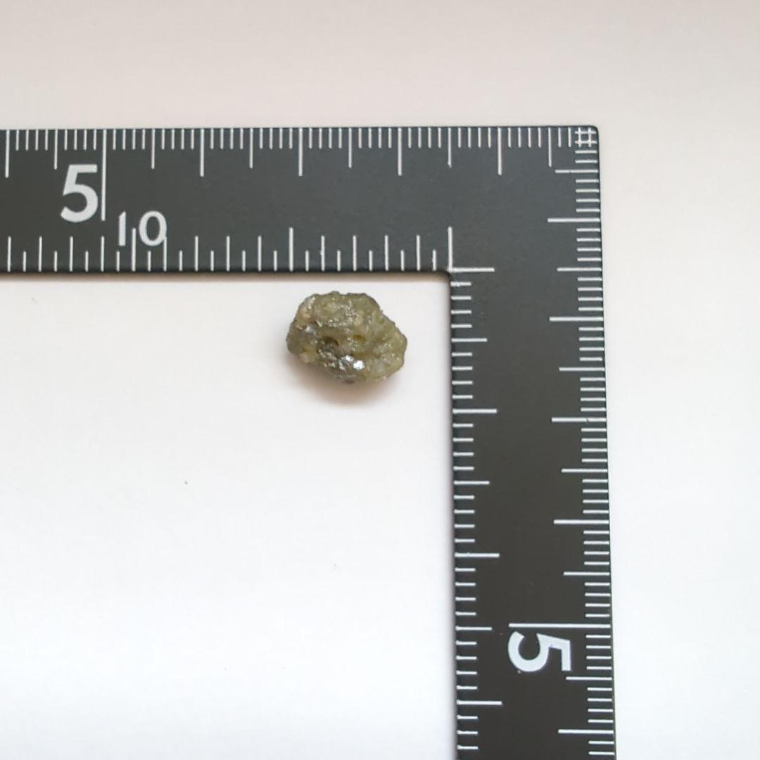 天然ダイヤモンド原石/4.838ct/イエローグリーン