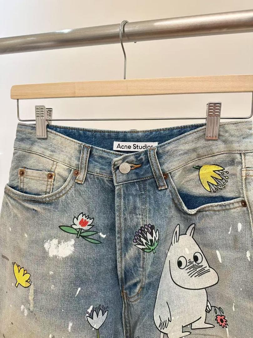 ACNE STUDIOS × MOOMIN 限定コラボジーンズ 美品