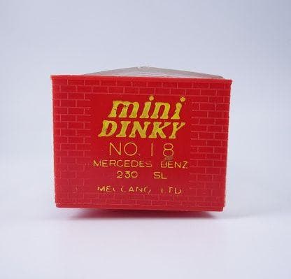 当時物 mini DINKY NO.18 メルセデスベンツ230 SL 香港製