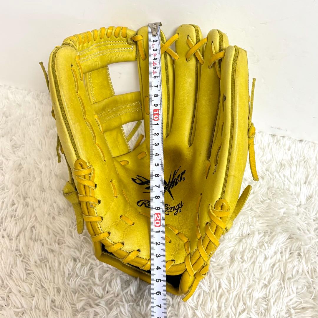 【美品】 ローリングス 一般 軟式 グラブ フラッシャー オールラウンド 右投げ
