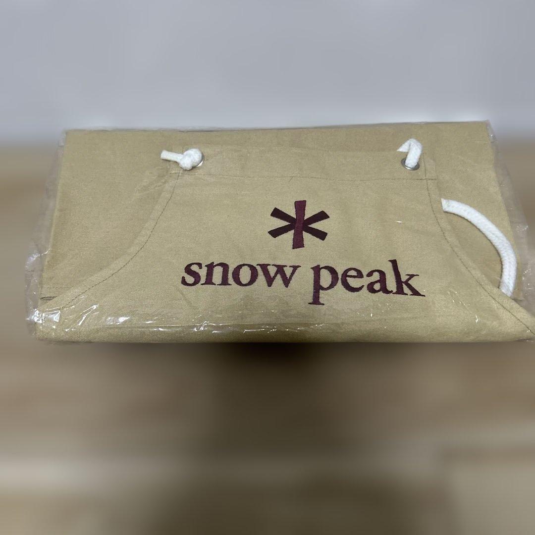 スノーピークpeak 非売品　刺繍エプロン　超レア物