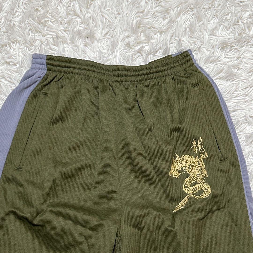 【2570】✨美品✨ 00s y2k ジャージ　セットアップ　カーキ　龍