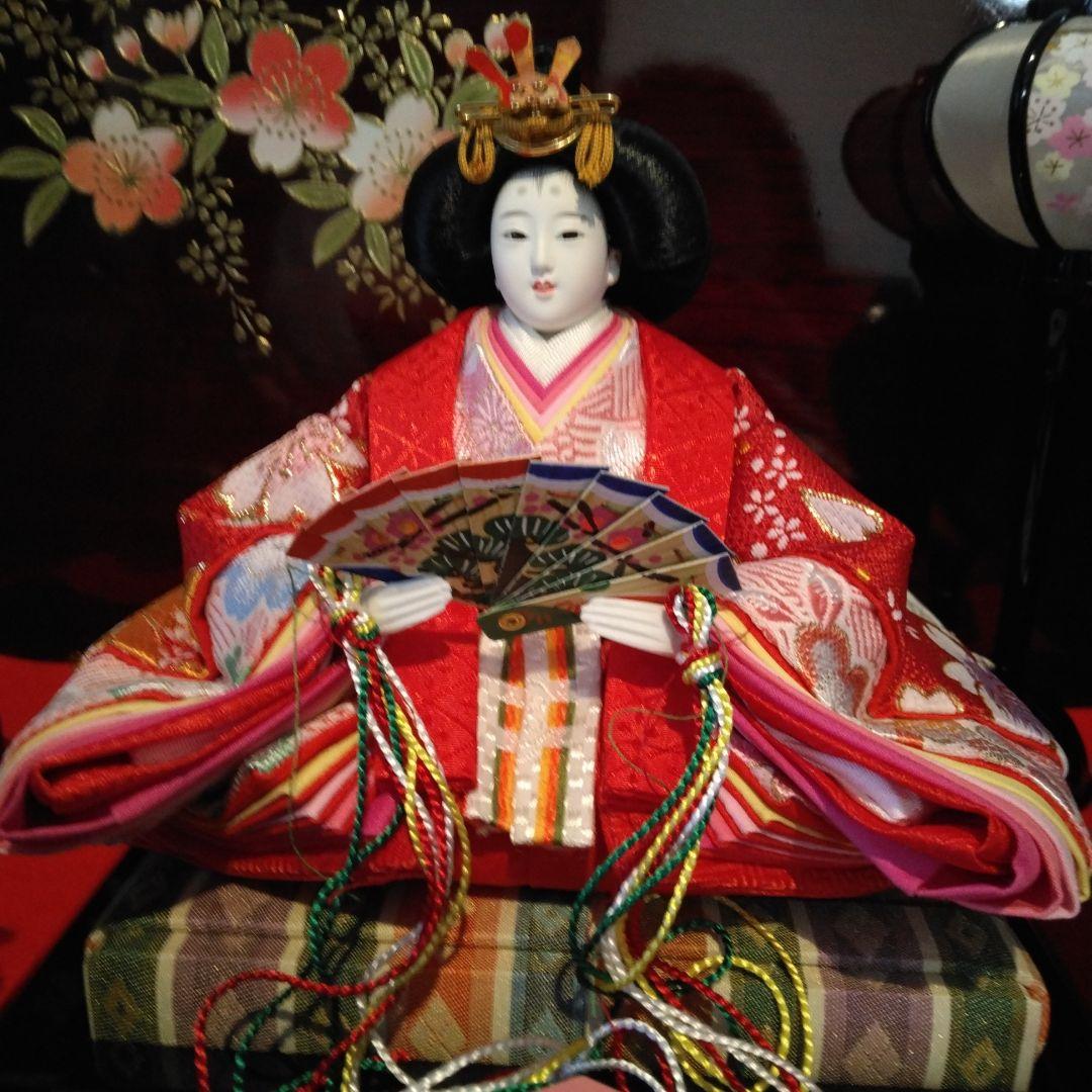 ひな人形　三段収納飾り　福仙　Ｗ-93275