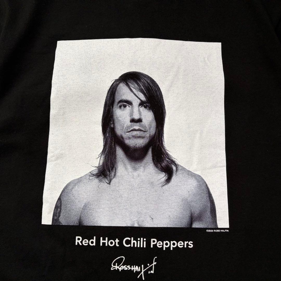 新同品◎レッチリ Ross Halfin ジャーナル バンT ブラック XL