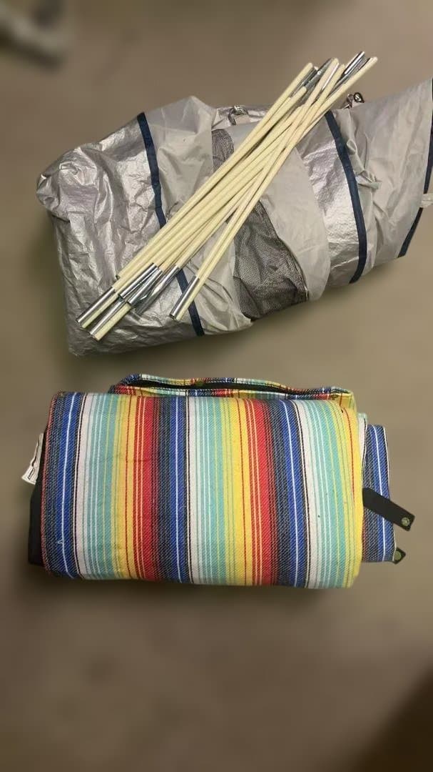 DOD ワンタッチテント 2人用 ＆ 専用グランドシート セット