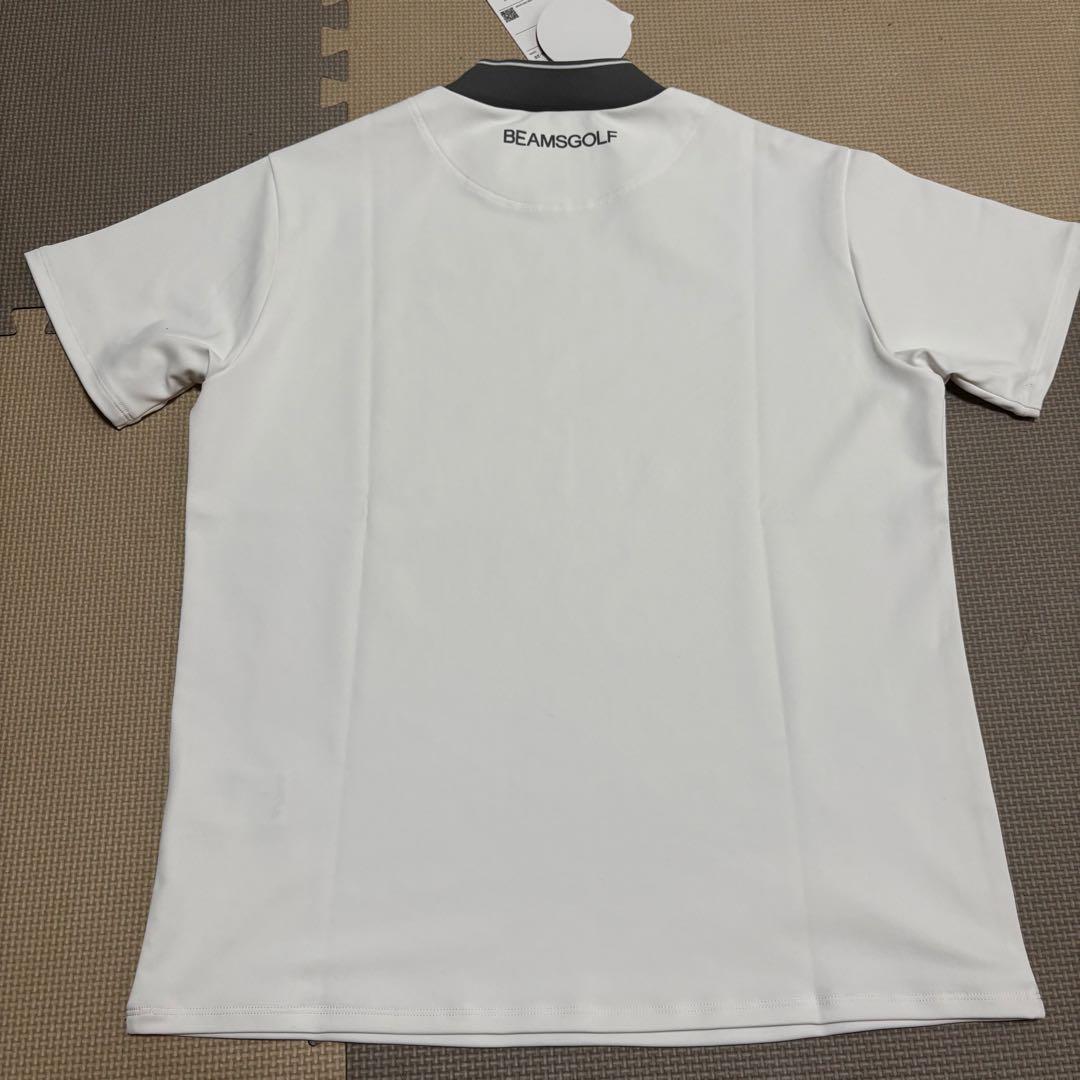 新品⭐︎BEAMS GOLF リブ編み襟 モックネックシャツ L