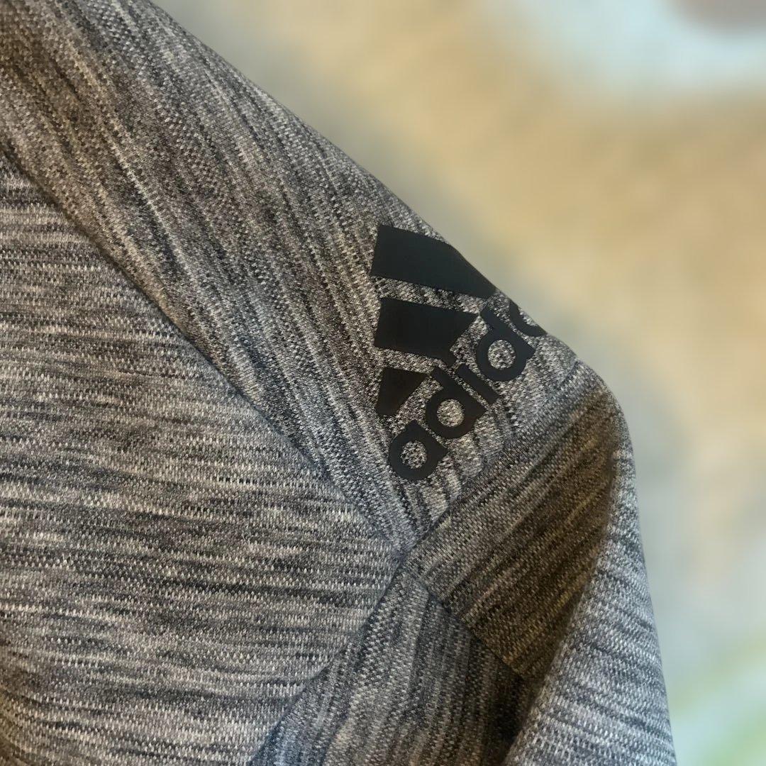 adidas レディーススポーツグレー ジャケット 新商品タグ付き