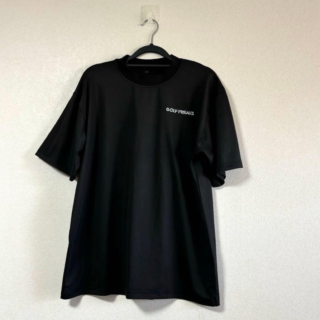 GOLF FREAKS ゴルフフリークス　モックネック　半袖　L