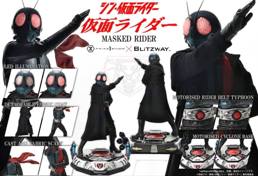 ラスト1個1万円引き完売品シン仮面ライダー1/4スタチュープライム1スタジオ