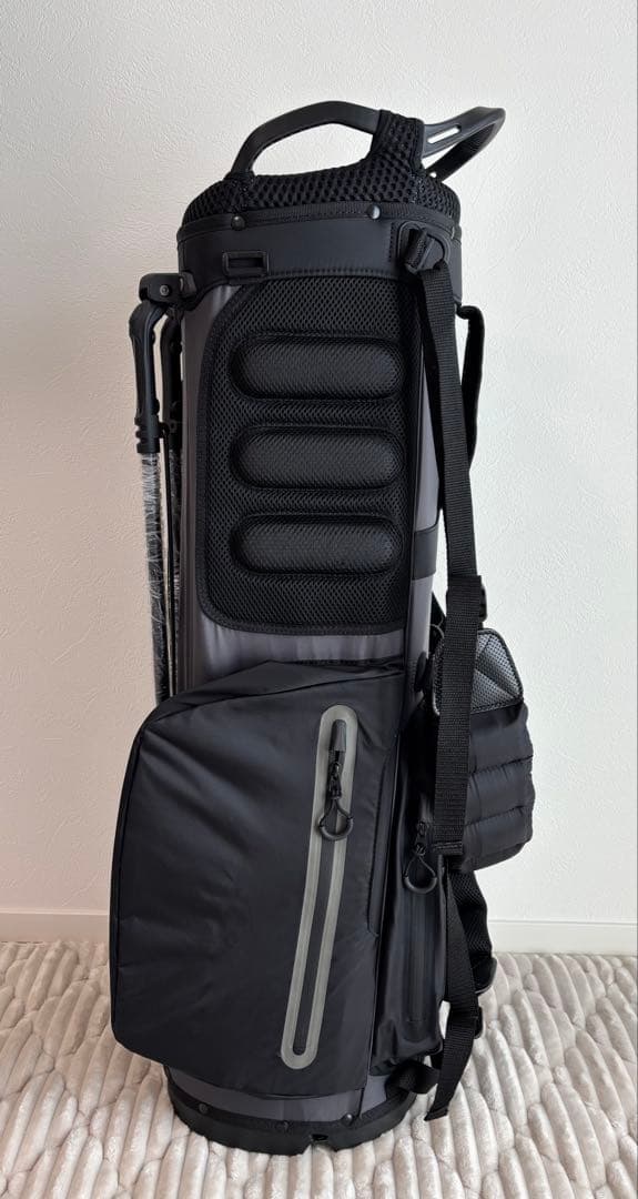 【新品未使用】Porsche ポルシェ　キャディバッグ　 ゴルフケース　黒