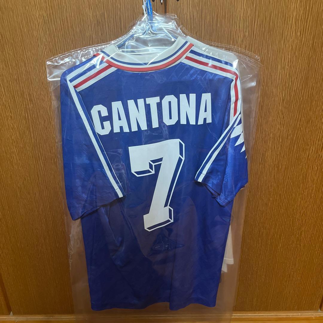 正規品 フランス代表 94-96 ホームユニフォーム エリック・カントナ #7