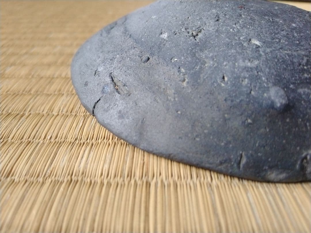平安～鎌倉時代　瓦器小皿　骨董　古美術　発掘品　黒色土器　酒器　茶道具