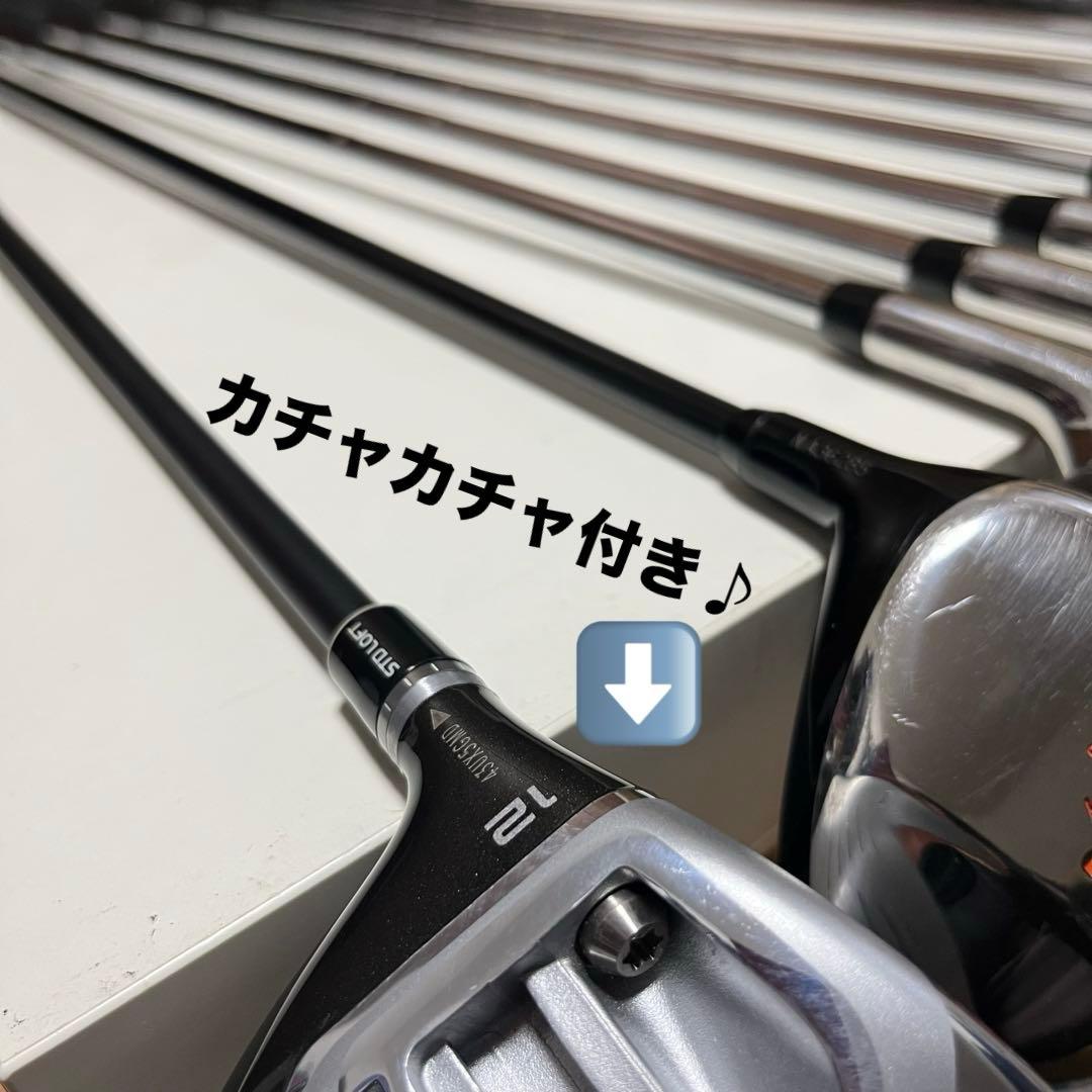 【WORLDEAGLE】レフティ ゴルフクラブ 9本セット NIKEクラブケース