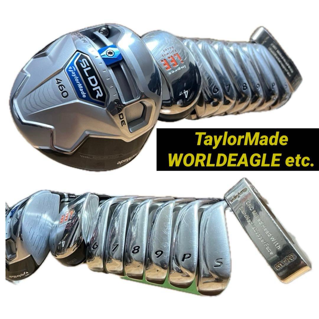 【WORLDEAGLE】レフティ ゴルフクラブ 9本セット NIKEクラブケース