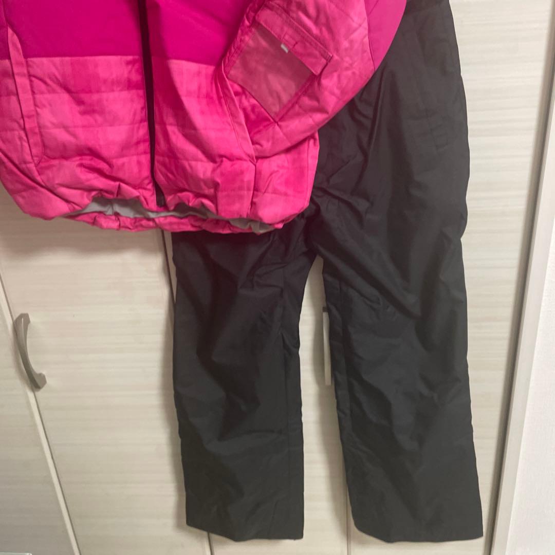 DESCENTE スノーボードウェア 14/150 ピンク/黒
