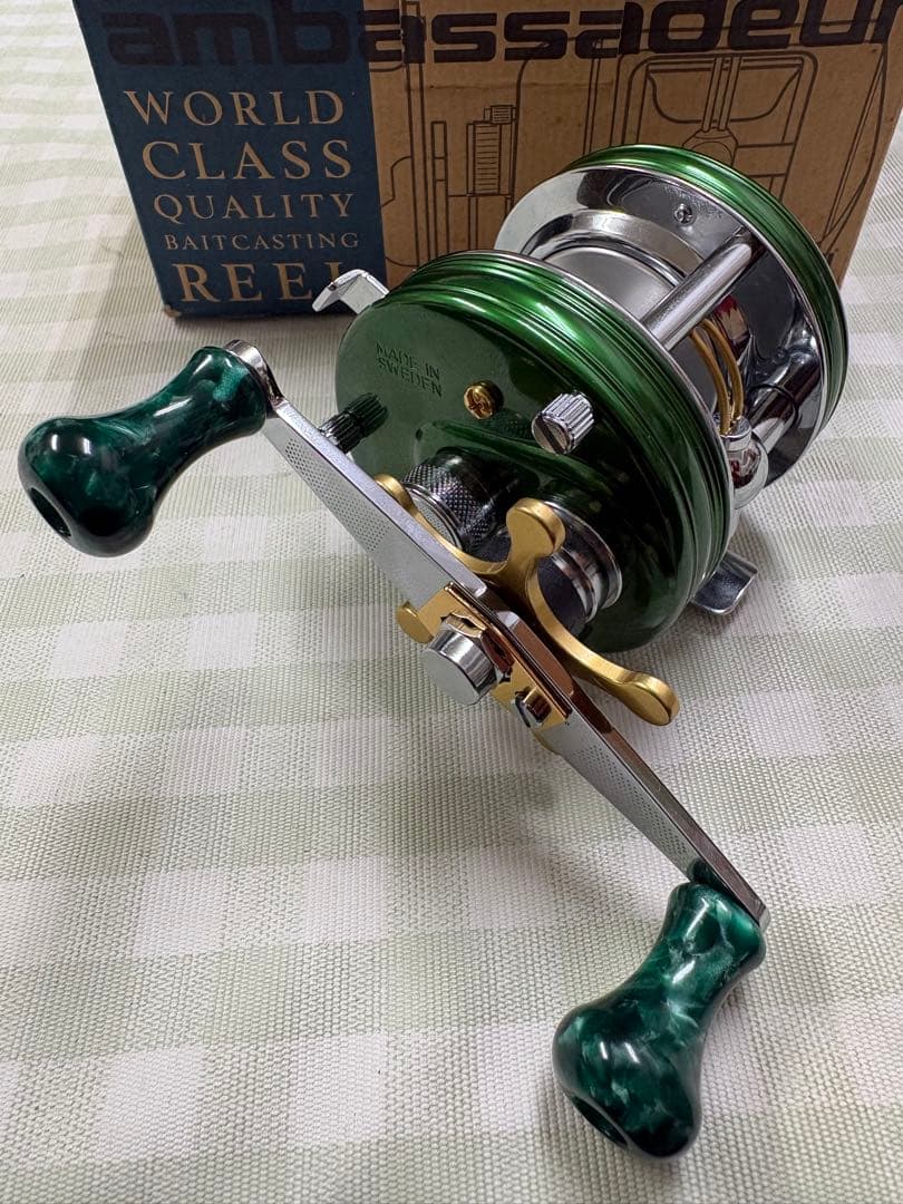 アブガルシア アンバサダー 4500CS グリーン カスタム AbuGarcia