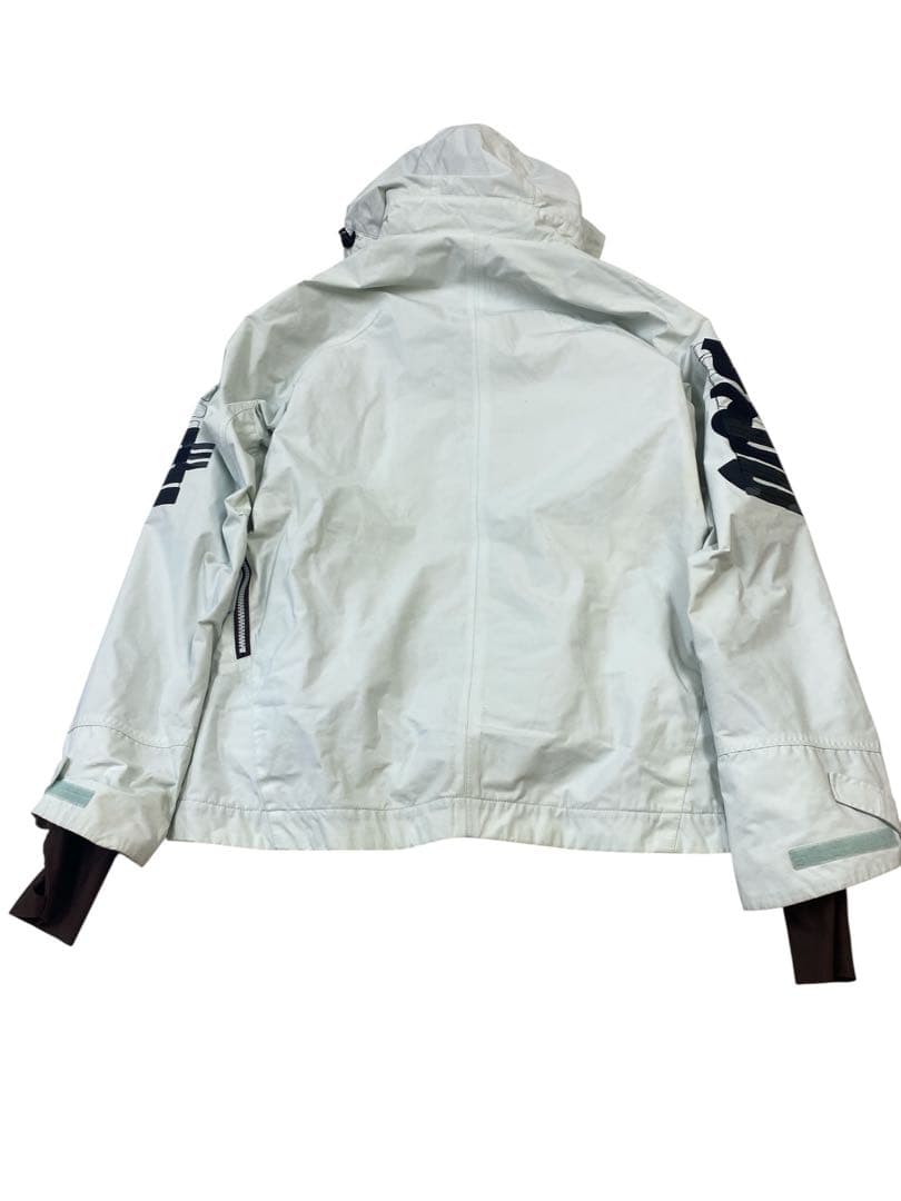 e1242☆DESCENTE スノーウエア上下セット L/M カモフラージュ