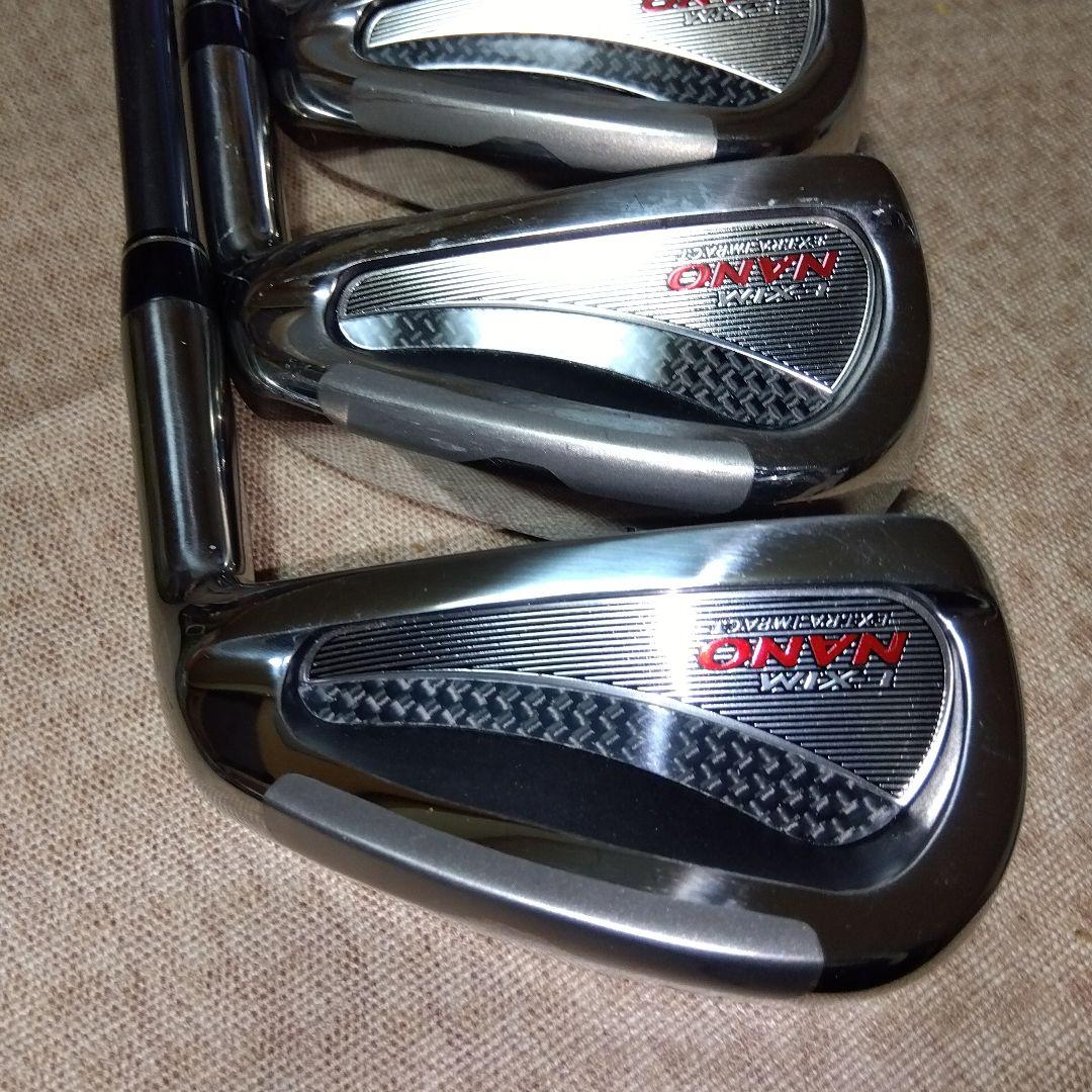 EXIM NANO アイアン７本セット ４〜９,PW【ＳＲ】未使用に近い