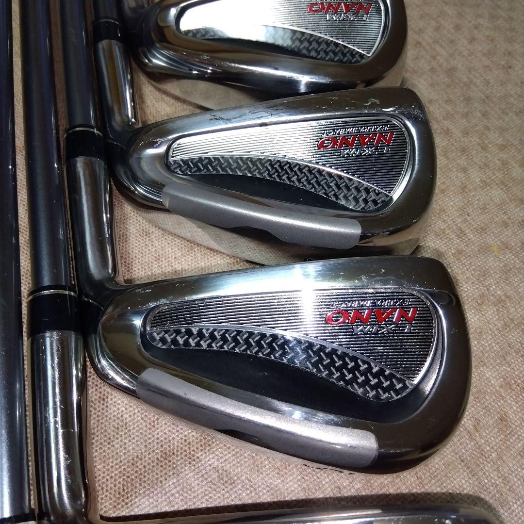 EXIM NANO アイアン７本セット ４〜９,PW【ＳＲ】未使用に近い
