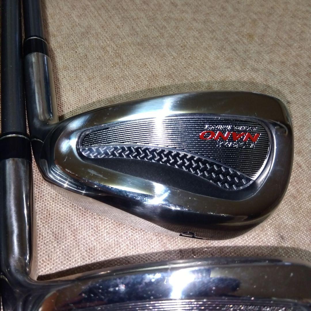 EXIM NANO アイアン７本セット ４〜９,PW【ＳＲ】未使用に近い