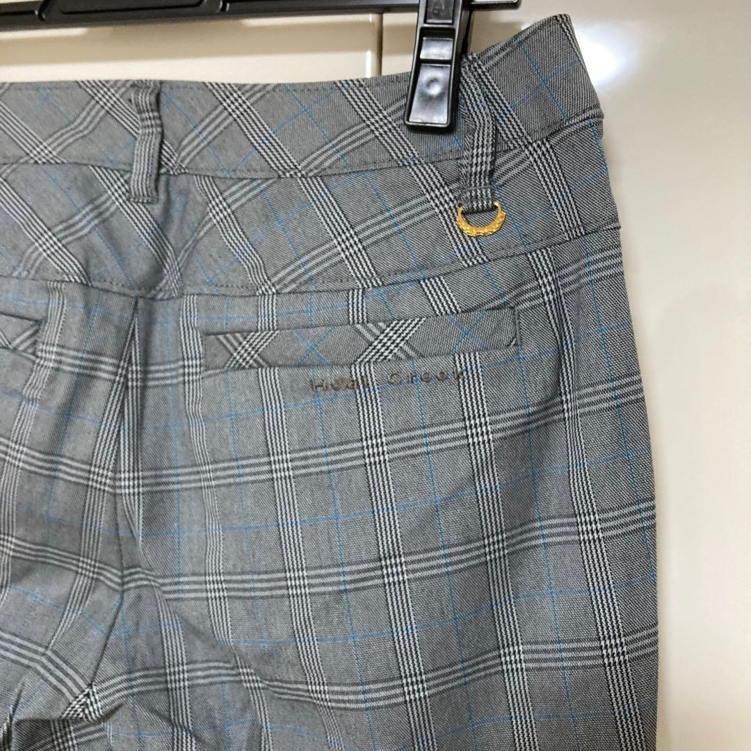 ★ヒールクリークゴルフ　グレンチェックレディースパンツサイズ４０新品★