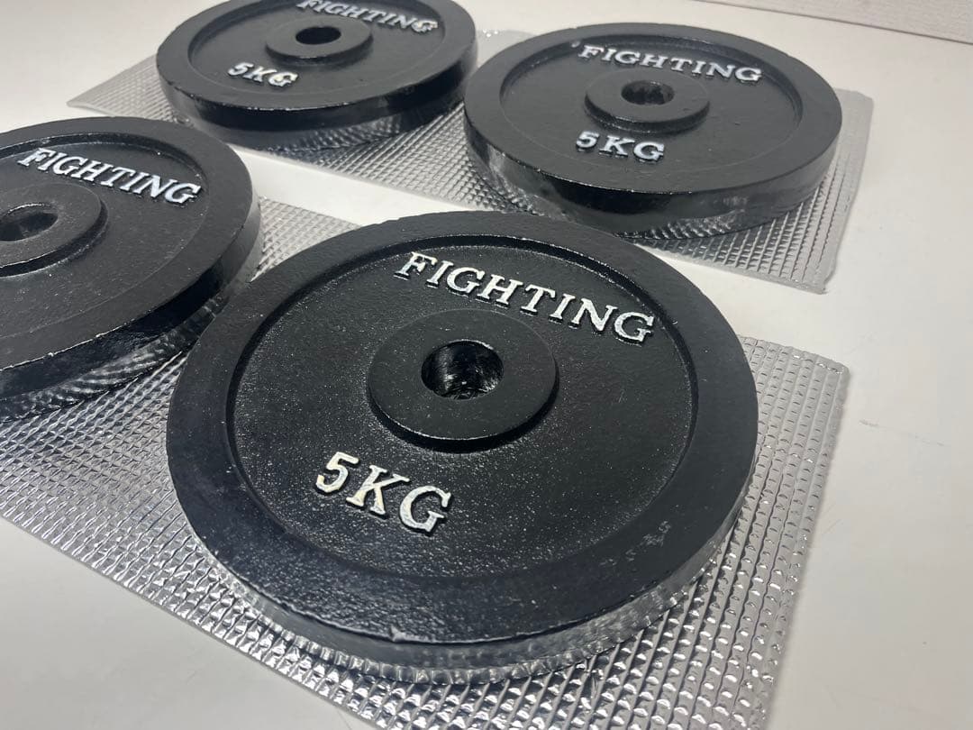 FIGHTING ROAD プレート ダンベル 筋トレ 5kg 4枚