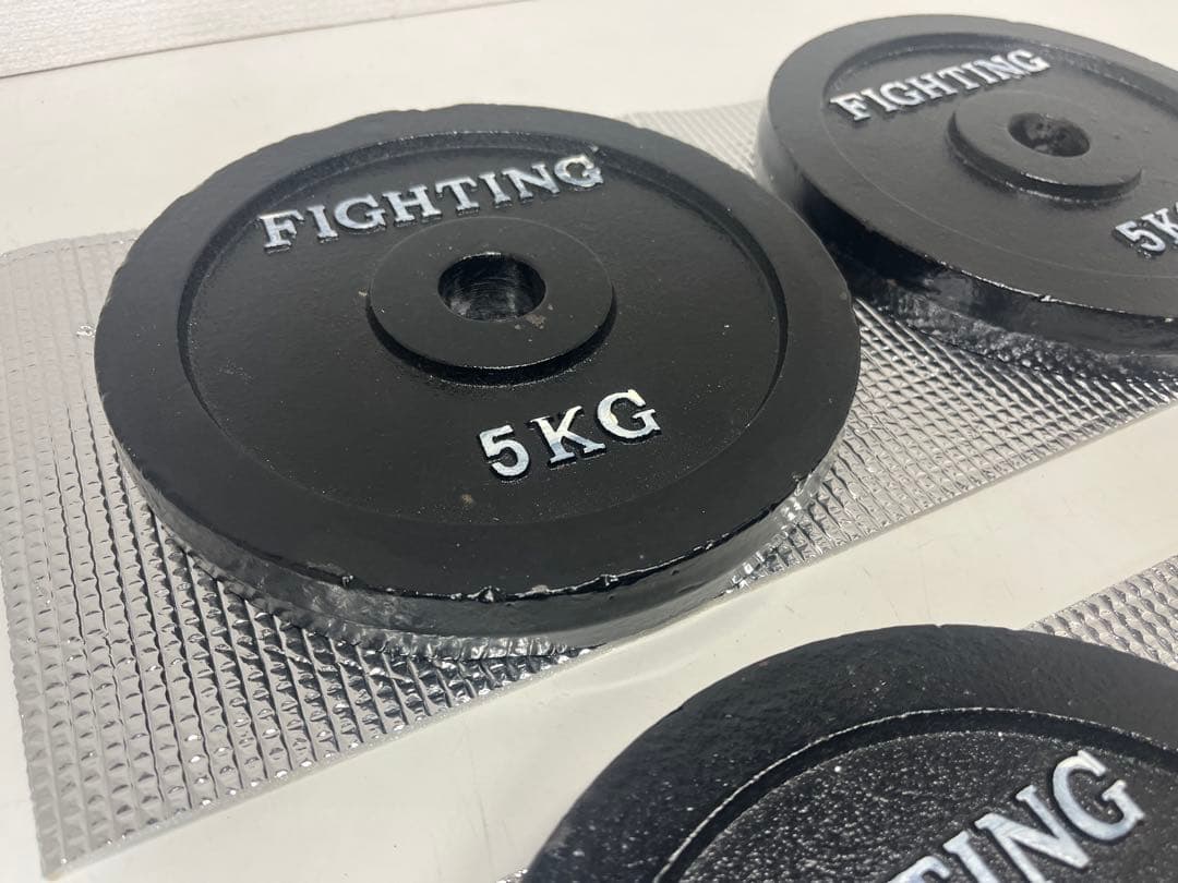FIGHTING ROAD プレート ダンベル 筋トレ 5kg 4枚