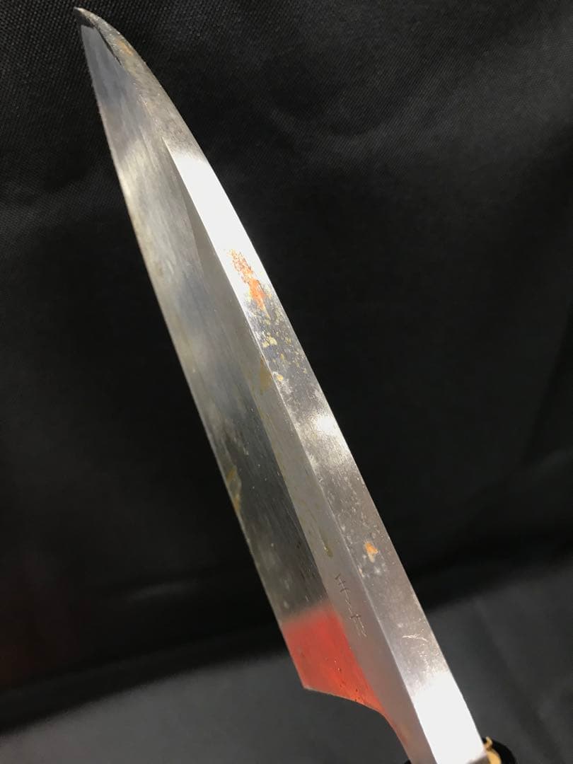 【USED】手打ち　手打　包丁　正政　出刃　出刃包丁　15cm