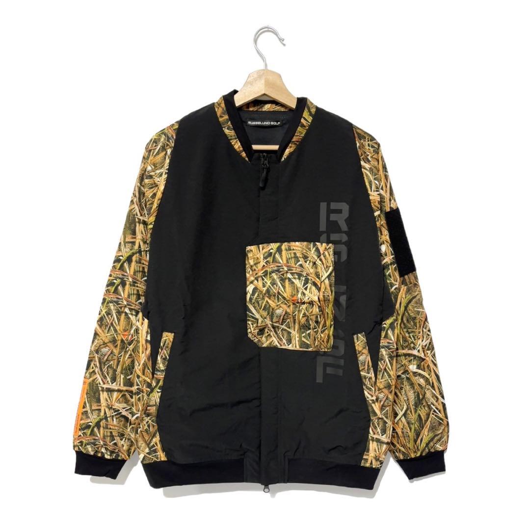 新品 ラッセルノ ゴルフ コンバット ポケット ジャケット カモ XL 6