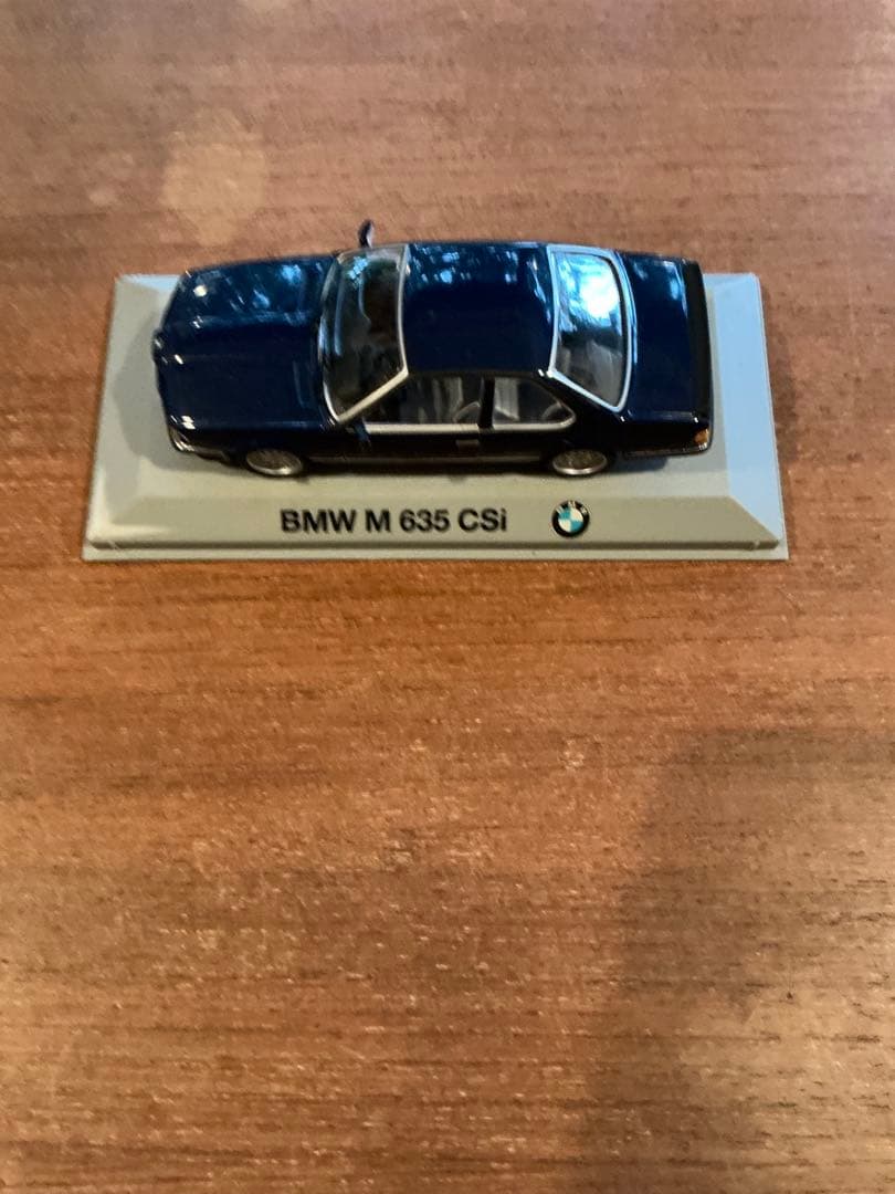1/43ミニチャンプス  M635 CSi ブルー　美品