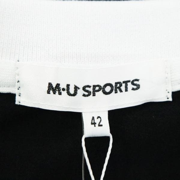 訳あり 新品 MU SPORTS 長袖ポロシャツ 42 LCS1728 Mサイズ