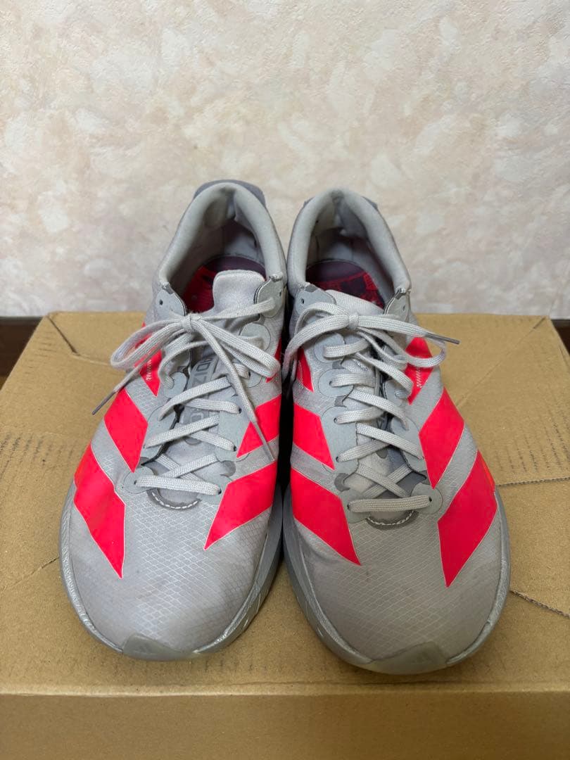 アディダス　アディゼロジャパン9 グレーADIZERO JAPAN 26.5