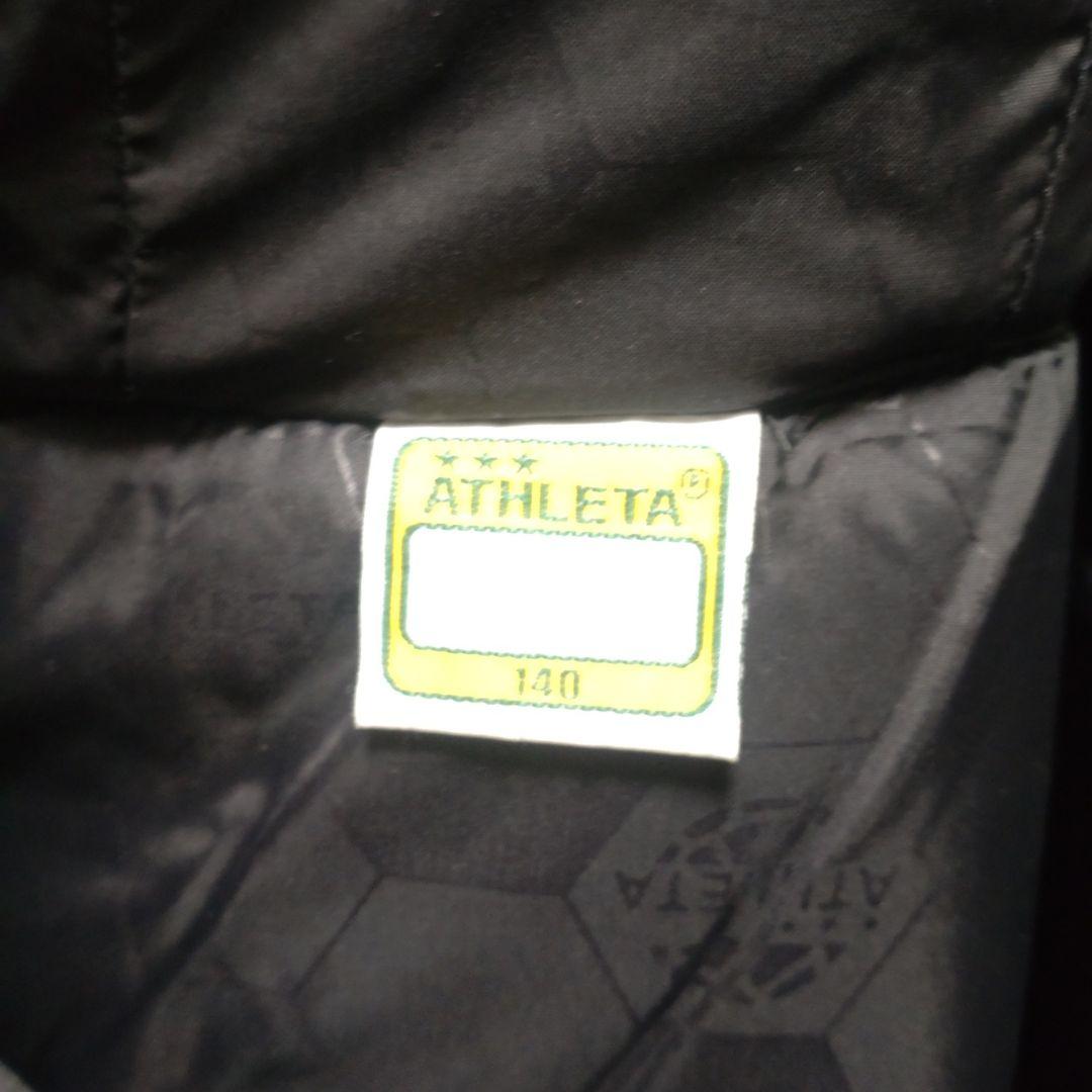 ATHLETA フード付き中綿コート 黒 140 ベンチコート