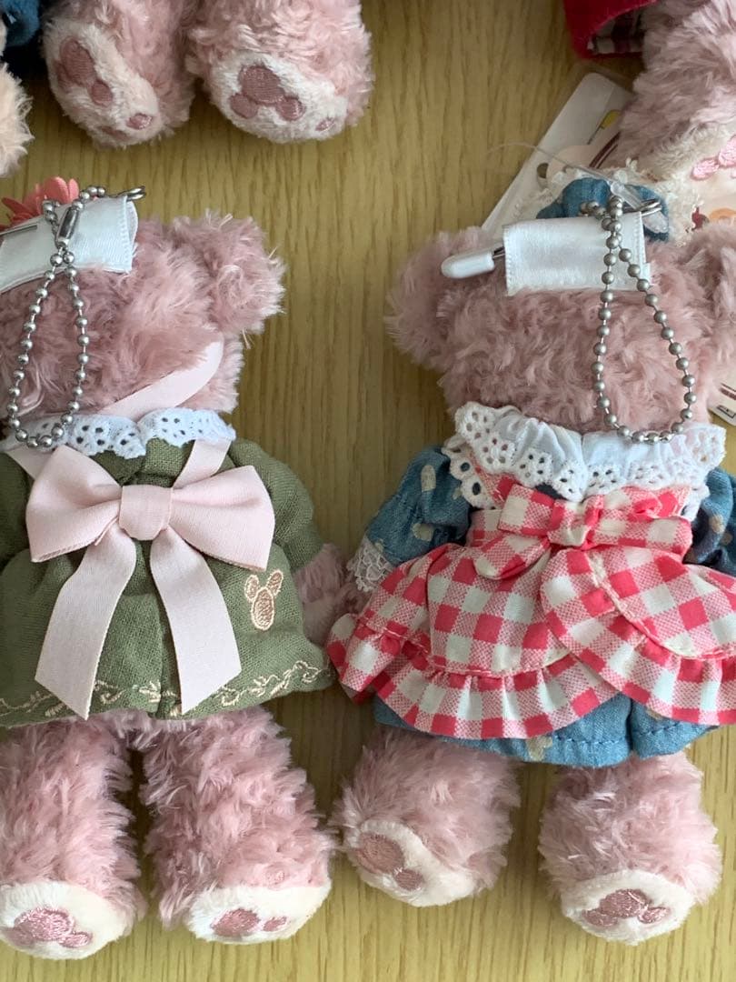 ディズニーぬいぐるみバッジストラップキーチェーンまとめ売りダッフィーシェリーメイ