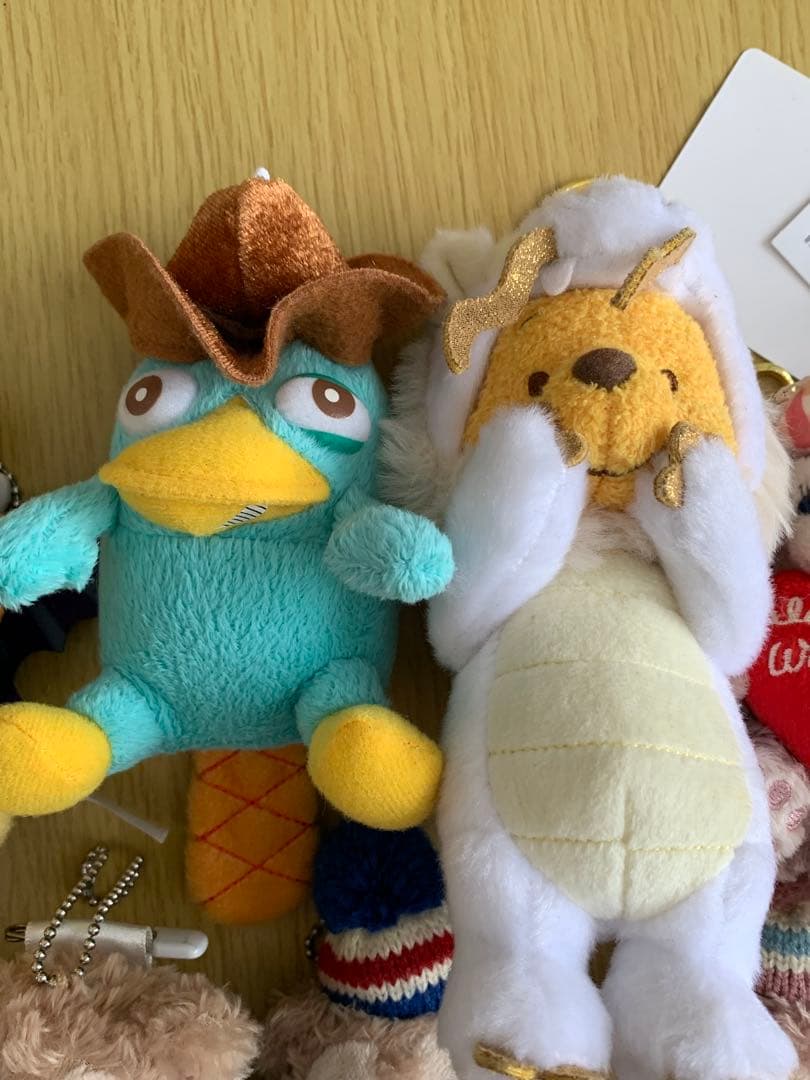 ディズニーぬいぐるみバッジストラップキーチェーンまとめ売りダッフィーシェリーメイ
