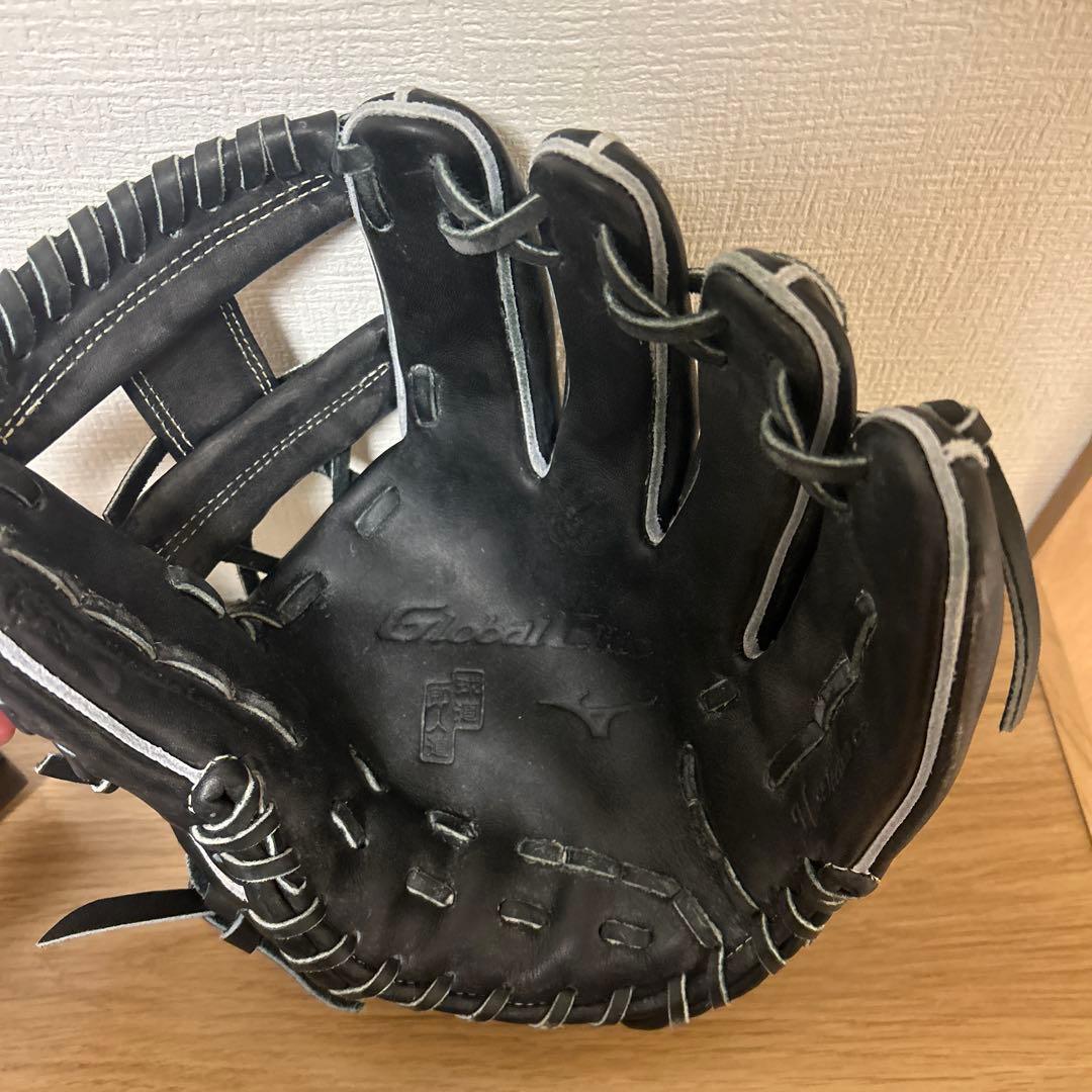 Mizuno Global Elite 硬式グローブ ブラック