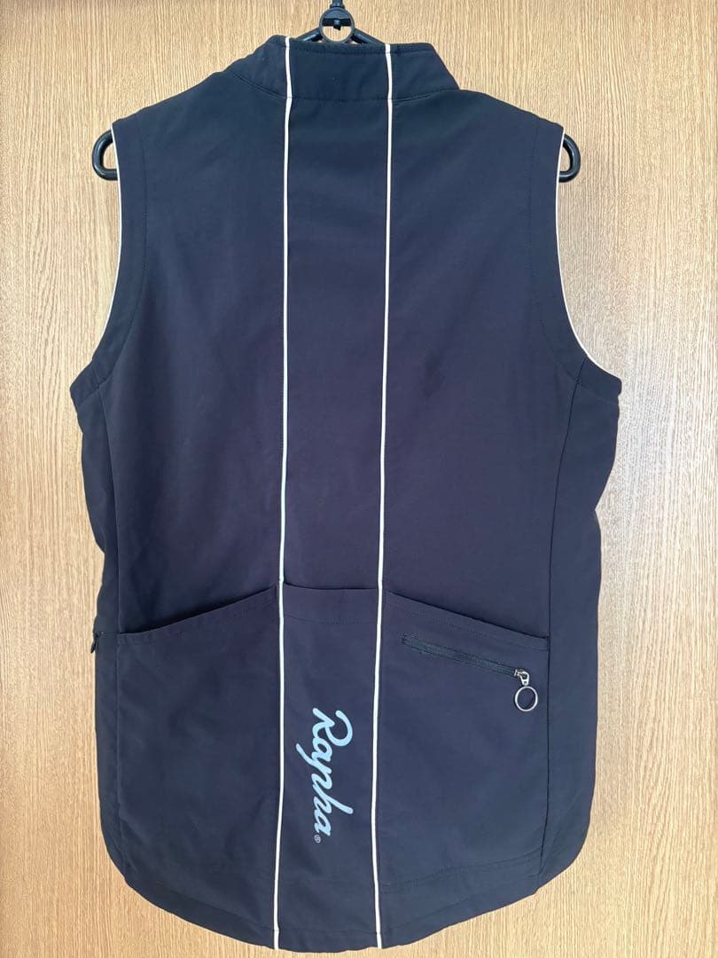 Rapha ブラック ノースリーブ サイクルジャケット