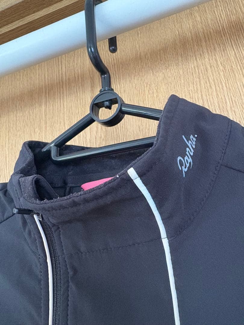 Rapha ブラック ノースリーブ サイクルジャケット