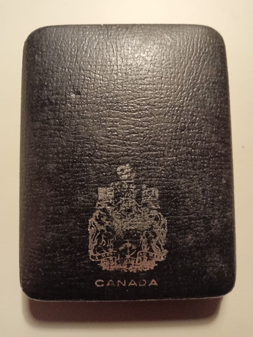 カナダ 騎馬警官 記念銀貨 1873–1973 RCMP GRC ケース付き