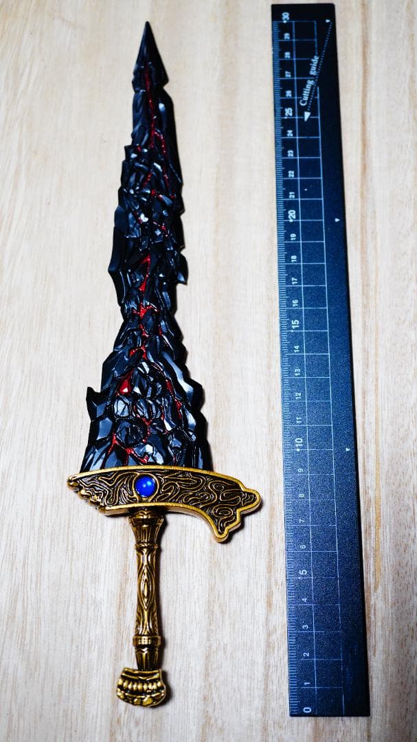 30cmマリケスの黒き剣 エルデンリング ミニ武器 キーホルダー アクセサリ