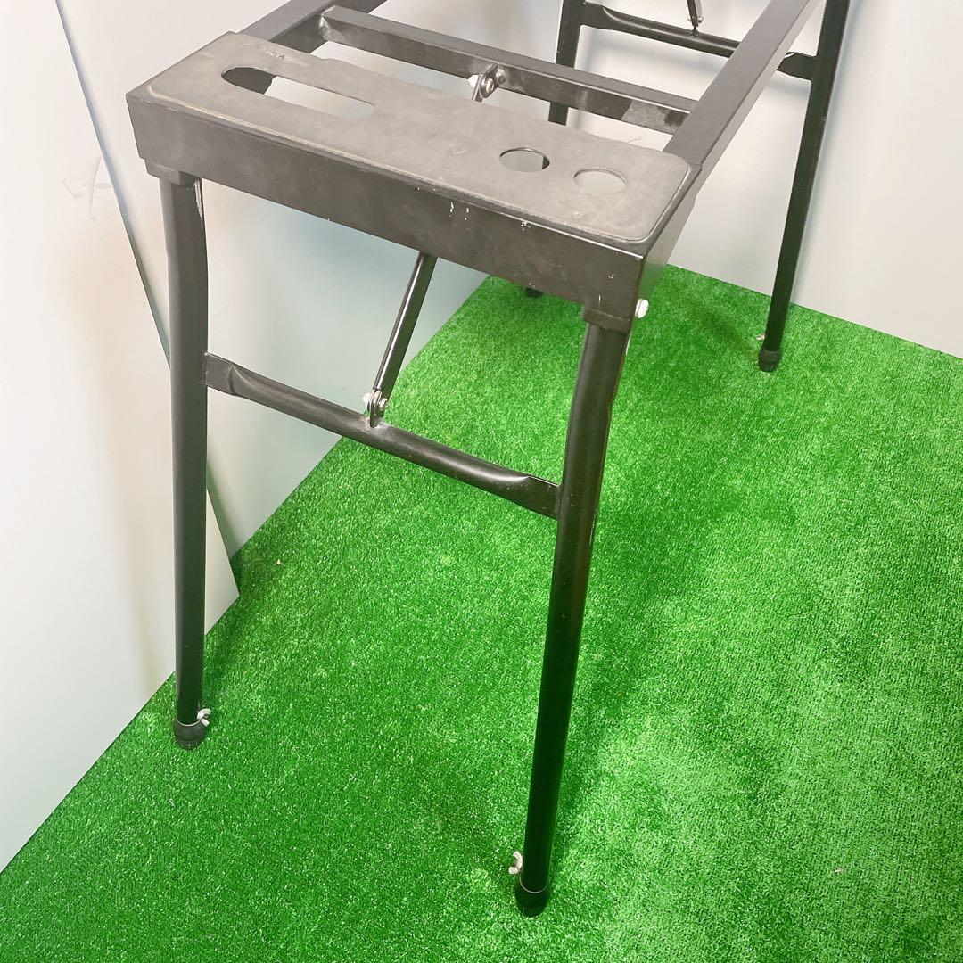 幅高さ調整可能　黒　金属　キーボードスタンド　折り畳み