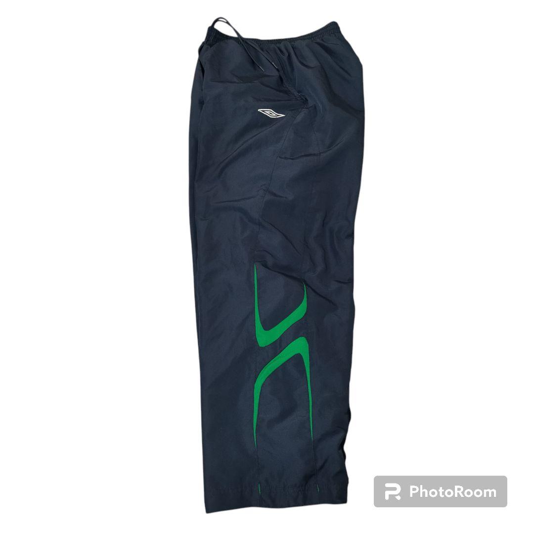 アンブロ UMBRO アイルランド 代表 ナイロン パンツ ワイド 90s L