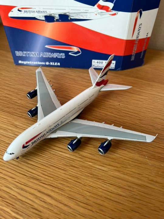 ブリティッシュエアウェイズ　A380 1/400 アンテナ欠品