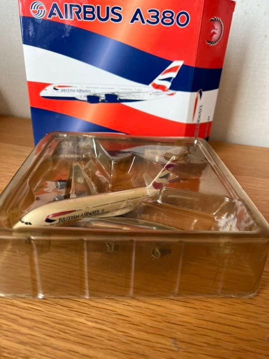ブリティッシュエアウェイズ　A380 1/400 アンテナ欠品