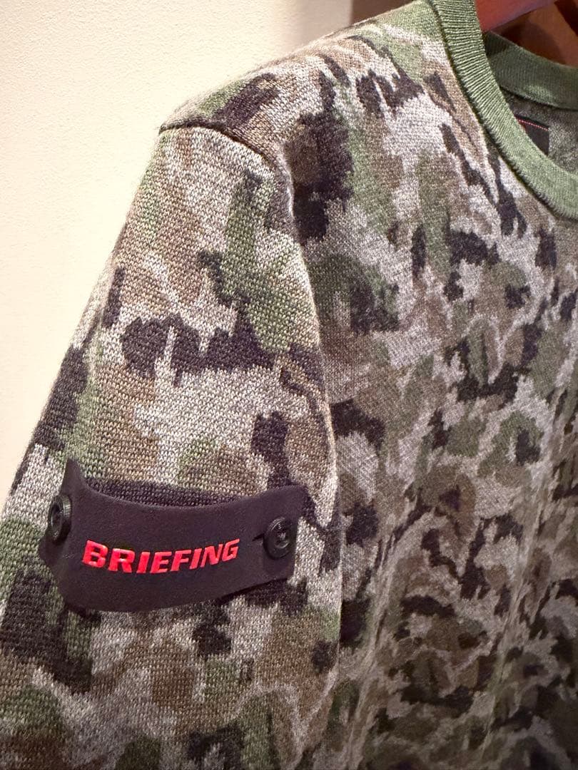［期間限定販売］BRIEFING 迷彩トレーナー Mサイズ
