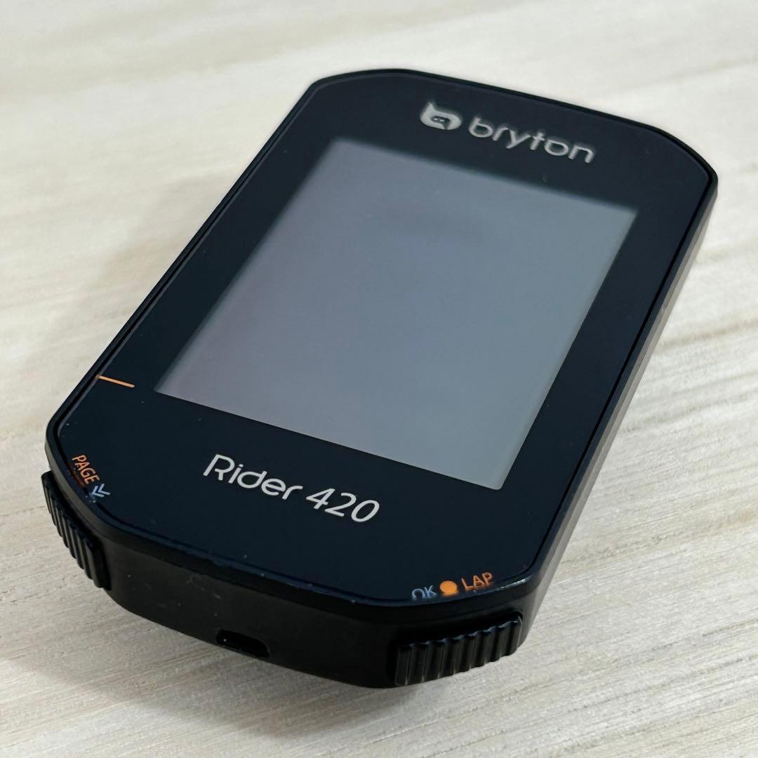 Bryton Rider 420 ブライトン ライダー　ケイデンスセンサー付属