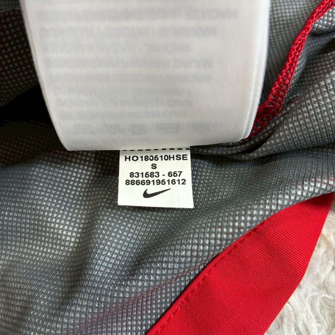 ◎極美品 NIKE ハーフジップ スリムフィット 伸縮 ランニング テニスゴルフ