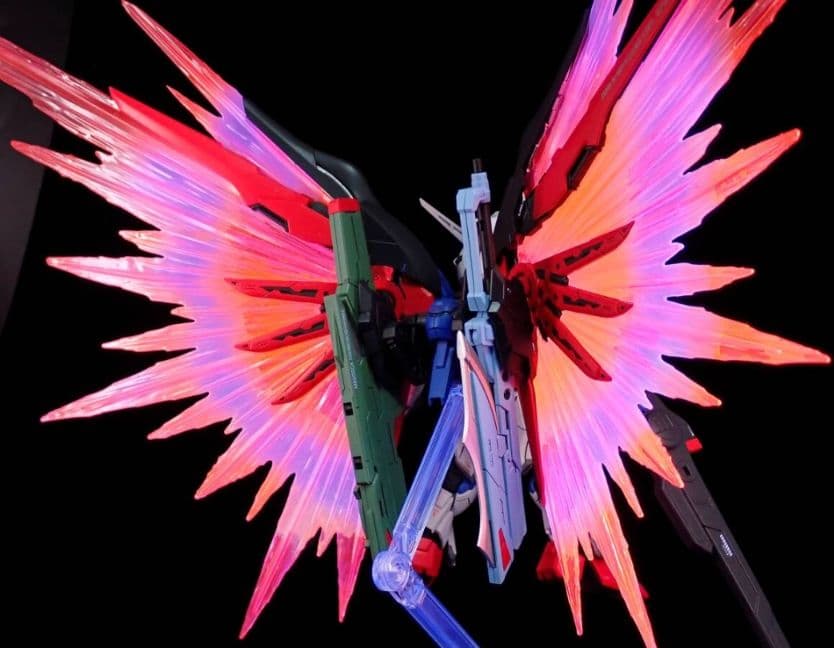 MGSD デスティニーガンダム SpecⅡレールガン装備 改修塗装済完成品