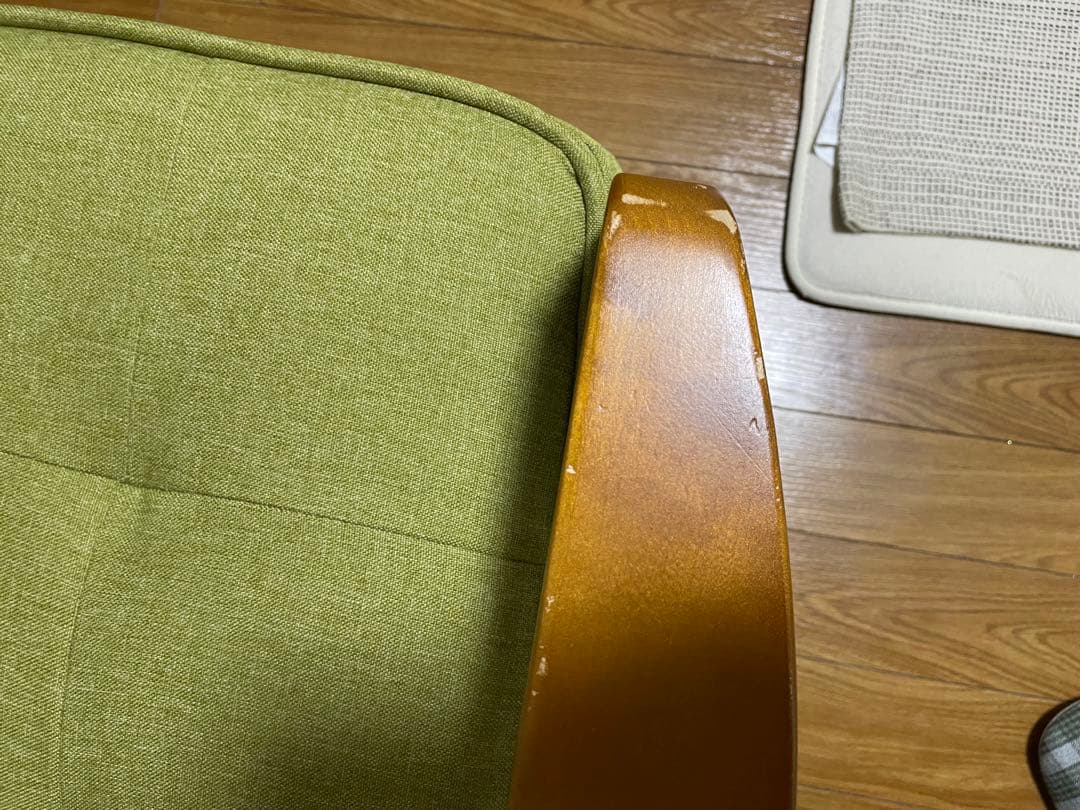 緑色のモダンソファ《直接配送》