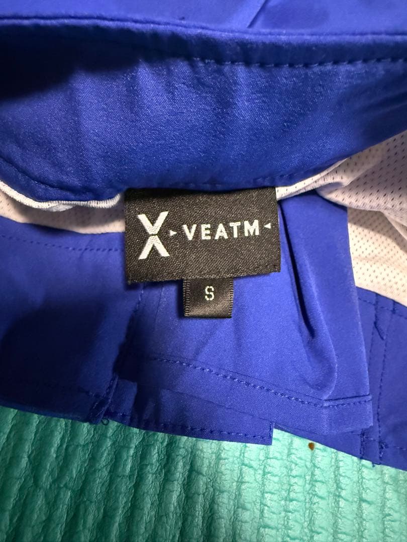 VEATM Sサイズ 水着ショートパンツ ブルー/ホワイト/イエロー　オマケ付き